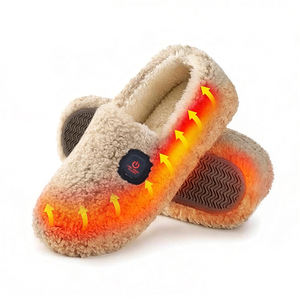 Pantuflas Calefactables, Calentadores <span class=keywords><strong>de</strong></span> Pies para Hombre y Mujer, <span class=keywords><strong>Zapatos</strong></span> Calefactables con Batería Recargable <span class=keywords><strong>de</strong></span> 2500 mAh y Suela Antideslizante para Oficina en Casa - Product Image 1