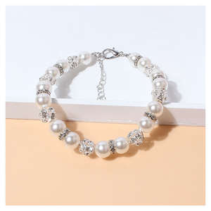 Petdiscover último diseño lindo <span class=keywords><strong>collar</strong></span> de perlas para mascotas suministro de <span class=keywords><strong>collar</strong></span> elegante para perros o gatos - Product Image 4