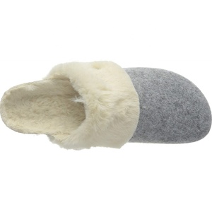 High Quality Comfort <strong>Felt</strong> <strong>Slippers</strong> Indoor Women's Cork Clogs Outdoor Warm Plush <strong>Slippers</strong> - Product Image 4