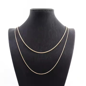 Collier chaîne <span class=keywords><strong>tennis</strong></span> en moissanite avec design cubain brillant, collier élégant pour cadeau - Product Image 1