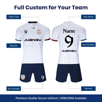 Maillots de football personnalisés en polyester sublimé avec logo, nom et numéro de l'équipe, vente en gros OEM de maillots de football