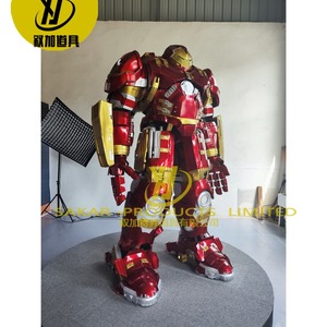 ชุดคอสเพลย์หุ่นยนต์งานคาร์นิวัลชุดการแสดงสีแดงแบบสมจริงชุดสวมเดิน - Product Image 5