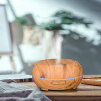 Diffuseur automatique de brume fraîche 500ml humidificateur ultrasonique de grains de bois huile essentielle parfum de bureau à la maison parfum