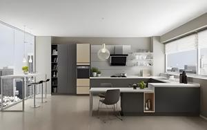 Armarios de cocina de lujo Armarios Organización práctica Interiores lógicos Alta calidad Hogar Gabinete personalizado Juegos de cocina - Product Image 5