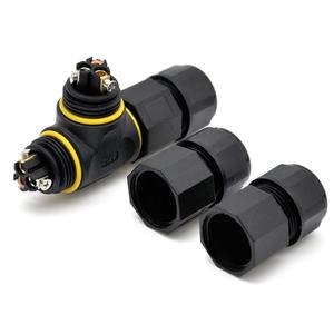 Outdoor Lighting Waterproof Bulkhead Electrical <strong>Connector</strong> 3pin Waterproof <strong>Connector</strong> Driver <strong>Connector</strong> IP68 - Product Image 6