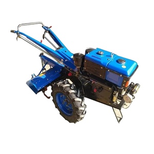 Compra 2 ruedas Mini Tractor de mano para caminar a precio barato Granja de dos ruedas Monocultivo Power Tiller para la venta 18hp 20hp 22hp - Product Image 1