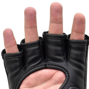 Guantes de MMA Duraderos con Cierre Ajustable de Gancho y Bucle, Cuero Genuino, Ligeros, Equipo de Entrenamiento de Boxeo, Guantes de MMA - Product Image 5