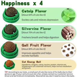 สติ๊กเกอร์ติดผนังสำหรับแมวแบบเลียได้ ขนมแมว วิตามินแคทนิป พุดดิ้งเพื่อสุขภาพสำหรับสัตว์เลี้ยง - Product Image 6