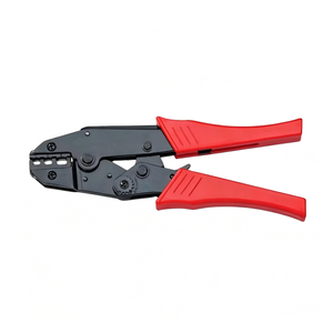 Tools HS-103 9 Inch Ratchet Crimping Pliers for <b>Wire</b> Terminal with Front Entry High Carbon Steel Industrial Grade - Product Image 2