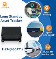 Pelacak GPS T-234 4G Tahan Air IP67 Baterai 5 Tahun Real-Time Geo-Fencing Manajemen Armada Dashboard Aplikasi Android PC 360 Bird