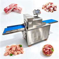 Mesin Pemotong Daging Beku CNC Mekanis Ukuran 1 hingga 30cm untuk Iga, Daging Perut Babi, Setengah Ayam, Bebek, Sosis, Bacon, Daging Sapi, Daging Kambing