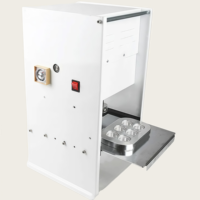 Nouvelle machine à sceller les capsules de café Nespresso manuelle, état neuf, en aluminium, à fonctionnement par feuille