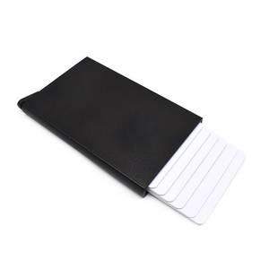 Cartera Minimalista de Aluminio de Alta Calidad con Bloqueo RFID, Impresa con Láser, <span class=keywords><strong>para</strong></span> Tarjetas de Crédito, Ideal <span class=keywords><strong>para</strong></span> Negocios - Product Image 1