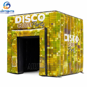Tente gonflable de partie de disco de <span class=keywords><strong>cube</strong></span> de <span class=keywords><strong>prix</strong></span> de gros d'usine chaude folle pour l'entreprise de <span class=keywords><strong>location</strong></span> - Product Image 3