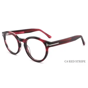 光学フレーム新ファッションアセテート眼鏡フレームメガネ人気ブランド在庫あり