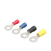 Connecteur à sertir isolé RV1.25-3 en cuivre pour faisceau de câbles, systèmes de câblage industriel, outil électrique