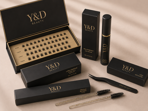 <span class=keywords><strong>Kit</strong></span> de faux <span class=keywords><strong>cils</strong></span> personnalisés réutilisables synthétiques faits à la main, style 'Fairy Cluster' à pointes, 'Manga' DIY, en segments, en éventail, en bande complète, pour un look 'Clean Girl' - Product Image 2