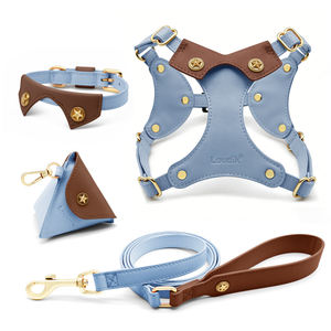 Harness, Tali, dan Kalung Anjing Kulit Lembut Mewah dan Lucu Grosir untuk Anjing Ukuran S,M,L,XL,XXL- Produsen Perlengkapan Hewan Peliharaan Kustom - Product Image 4