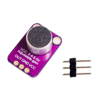 Módulo amplificador de micrófono Electret GY-MAX4466, preamplificador de sensor de sonido de alta ganancia y bajo ruido para Arduino Raspberry Pi