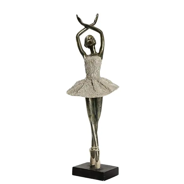 Patung penari balet kustom patung gadis balet dekorasi rumah Figurine Yoga anak perempuan