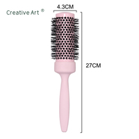 Bonne vente, ensemble de pinceaux à cheveux roses, manche de peinture en aérosol, coffret cadeau pour femmes avec toutes les fêtes