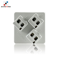 Prise Électrique Étanche IP55 Safewire F11B 1 Prise 220-250V Usage Industriel pour Interrupteurs et Prises Extérieurs Étanches
