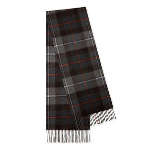 ג 'קשמיר טהור ארוג מוברש מוברש לצעיף אדם עם tartan oem נבדק התאמה אישית צמר מפואר - Product Image 4