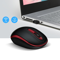 Souris d'ordinateur sans fil USB optique mini 2.4G, design ergonomique, compatible avec plusieurs appareils, en stock