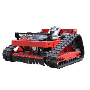 Customized DIY Industrial 24V Battery Cordless Electric-start Remote <b>Control</b> Mini <b>Rc</b> Robot Lawn Mower Snow Plow Attachments - Product Image 1