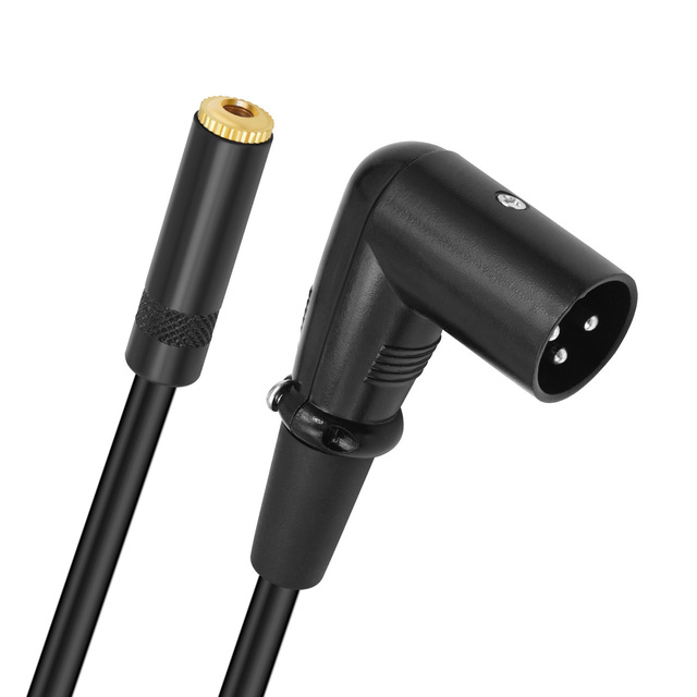 XLR01 Coaxial Audio Video Cable RCA Connector PVC Male XLR 3 Pin Female 3.5mm Microphone for Projector Camera Car Speaker