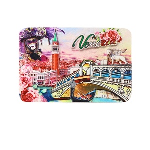 Personalizzato personalizzato Logo 3D stampato Italy venezia Basilica di San Marco Souvenir resina poliresina magnete per frigo magnete per frigo - Product Image 1
