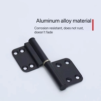 Porte battante en aluminium de haute qualité avec panneau de vision et double vitrage pour bureau et bâtiment commercial