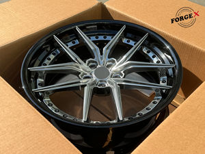 Adaptado para S101SC 2 piezas 19 "20" 21 "22" ruedas de coche de pasajero de plato profundo negro Chevrolet Corvette C5 C6 C7 C8 5 agujeros - Product Image 3