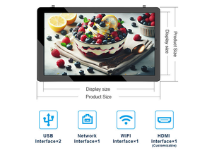 หน้าจอโฆษณาวิดีโอขนาด 32 นิ้ว ราคาโรงงาน สำหรับใช้งานกลางแจ้ง กันน้ำ IP65 ระบบสัมผัส Android/<span class=keywords><strong>Windows</strong></span> ป้ายดิจิทัลสำหรับสถานีรถโดยสาร - Product Image 4