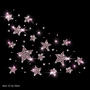 Motif Gypsophile pour personnaliser vos vêtements, <span class=keywords><strong>strass</strong></span> thermocollants, <span class=keywords><strong>strass</strong></span> plats, décoration DIY pour chemises, pantalons, poches - Product Image 5