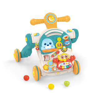 Juguetes Educativos para Bebés, Andador <span class=keywords><strong>de</strong></span> Música <span class=keywords><strong>4</strong></span> en 1, Paseantes <span class=keywords><strong>de</strong></span> Ciencia Preescolar, Cochecitos - Product Image 6