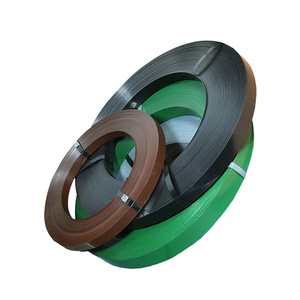 Bande de cerclage en acier Q235 laminé à froid, peint noir, personnalisée en usine, norme ASTM, multi-spécifications, durable pour le bois - Product Image 1