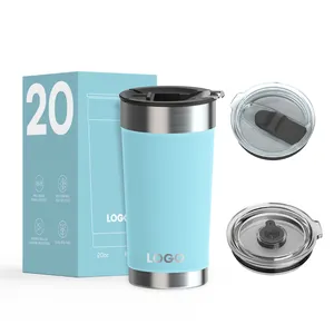 New Style 16oz 20oz Travel Tumbler Vacuum Insulated Double Walled Stainless Steel Coffee Mug With Bottle Opener