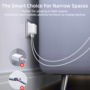 Cargador Rápido de <span class=keywords><strong>40W</strong></span> con 4 Puertos QC3.0 USBA para <span class=keywords><strong>Carga</strong></span> Más Rápida de Teléfonos Celulares, Cargadores Rápidos USB TIPO C PD para <span class=keywords><strong>Huawei</strong></span>/Xiaomi/Samsung - Product Image 4