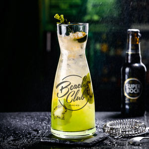 Marque personnalisée Carafe à jus en verre de 580ml 20oz Contenants à jus Carafe Bormioli Rocco Misura - Product Image 2