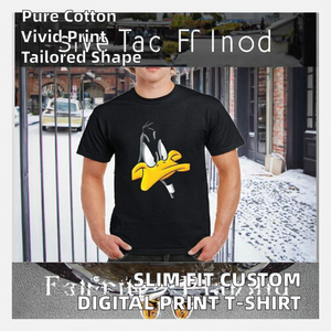 Camiseta de Alta Calidad para Hombre, Corte Ajustado, Formal, con Estampado de Letras, Lona Lavada, 100% Algodón, Logotipo Frontal, Transpirable - Product Image 2