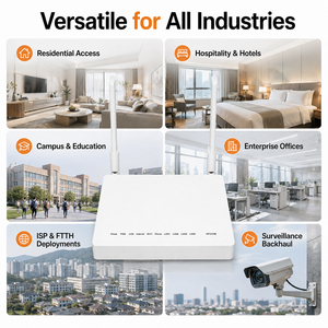 Routeur ZTE F660 FTTH GPON ONT, meilleur modem fibre optique WIFI, fibre optique 1GE 300Mbps 2.4G WIFI XPON ONU avec 1GE+3FE+TEL+1USB - Product Image 6