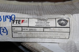 Tambor de Freno Trasero para BMW 315 <span class=keywords><strong>316</strong></span> 318 320 324 <span class=keywords><strong>E21</strong></span> 34211117047 - Product Image 4