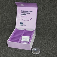 Boîte d'emballage personnalisée avec logo imprimé pour aligneurs dentaires, emballage de laboratoire dentaire, boîte pour aligneurs