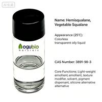 Squalane végétal de qualité cosmétique, Hémisqualane CAS 3891-98-3, émollient léger d'origine végétale pour la formulation cosmétique