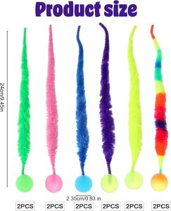 Pelota Interactiva Eva Magic Worm para Gatos, Juguetes Divertidos para Saltar con Juguetes de Garra de Gato, Divertidos Juguetes para Hacer Ejercicio y Saltar para Gatos - Product Image 2