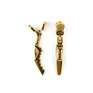 Pinzas de Pelo de Plástico Electrochapadas a Precio Económico, Accesorios para el Cabello de Salón, Pinza de <span class=keywords><strong>Cocodrilo</strong></span> con Logotipo Personalizado para Peluquería, Herramienta de Peinado - Product Image 2