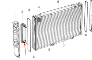 แกนหม้อน้ำเครื่องยนต์ Audi ถังอลูมิเนียมคอนเดนเสทเชฟโรเลตผลิตจากพลาสติก - Product Image 2