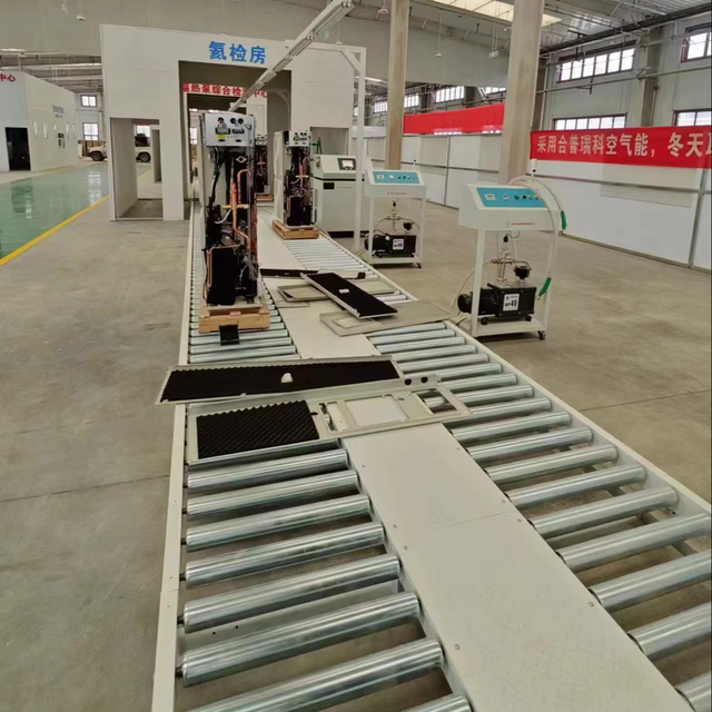 Fully Automatic 380V 600 Capacity Air Source Heat Pump Production Line Assembly System