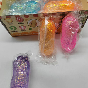 Jouets en peluche réalistes en forme d'arachide à récupération lente, best-sellers, décorations de bureau, jouets anti-stress, décorations - Product Image 3